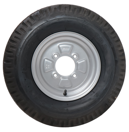 Kenda Komplettrad Anhänger - 5.00-10 - Lochkreis: 4x115 -Tragfähigkeit: 440 kg - Nabendurchmesser: 85 mm - 6PR