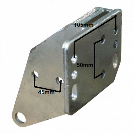 Knott Auflaufbremse Stützradhalterung (KF 7.5 - KF 20)