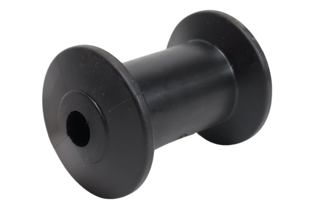 Knott Kielrolle schwarz - 98x68,5 mm - Nabendurchmesser 16 mm