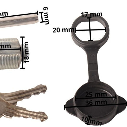 Knott Zylinderschloss/Kupplungsschloss Knott AV50 Avonride - nicht zugelassen