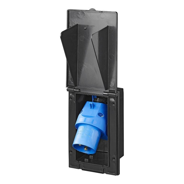 ProPlus CEE-Stecker - rechteckig - 160x100 mm - schwarz