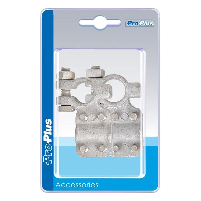 ProPlus Mehrzweck-Batterieklemme - 12 - 24V - (-) ist 17,5 mm - (+) ist 19 mm