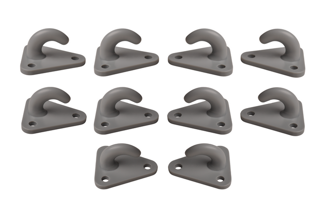 ProPlus Planenhaken Kunststoff 45x39 mm - 10 Stück