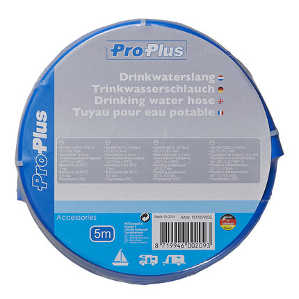 ProPlus Trinkwasserschlauch blau - 5 m - 10x15 mm