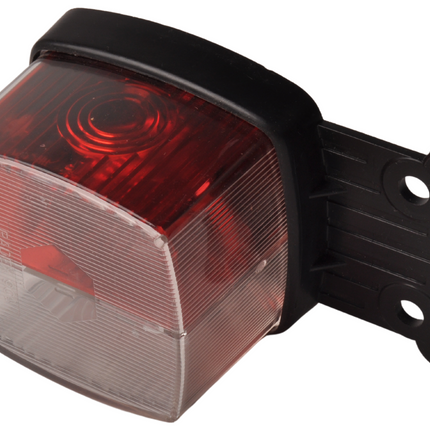 Radex Begrenzungsleuchte 901 rot/weiß auf Halter