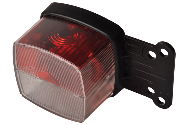 Radex Begrenzungsleuchte 901 rot/weiß auf Halter