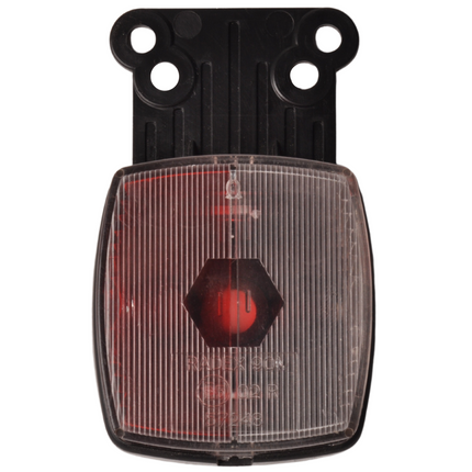 Radex Begrenzungsleuchte 901 rot/weiß auf Halter