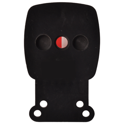 Radex Begrenzungsleuchte 901 rot/weiß auf Halter