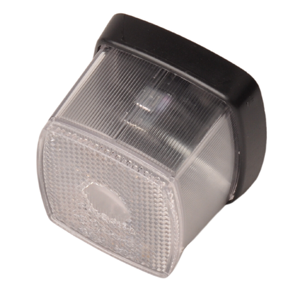 Radex Begrenzungsleuchte PN910 - weiß - einzelne Leuchte - 63x66 mm mit Reflektor