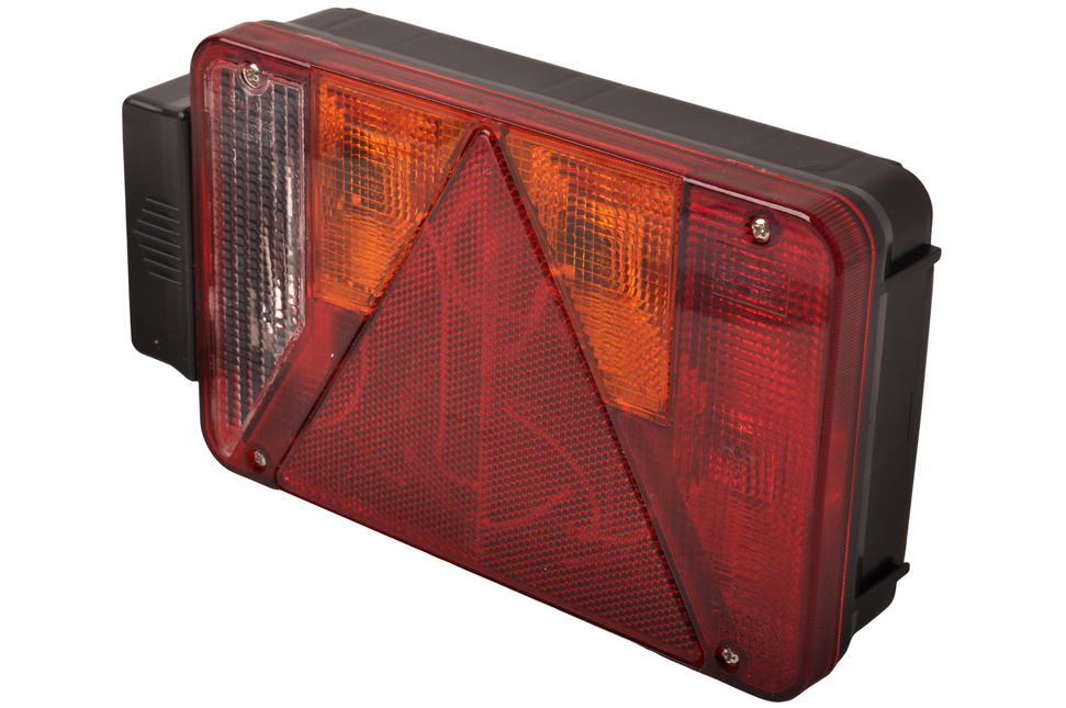 Radex Radex 5901 Rückleuchte Rechts 250x140x60 mm - horizontale Montage - mit 5-poligem Steckeranschluss