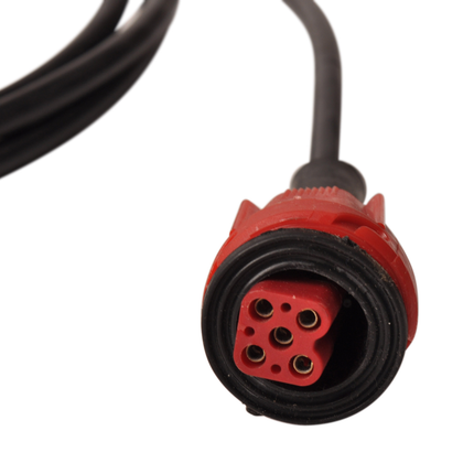 Radex Stecker / Adapter rot mit 2 m Kabel