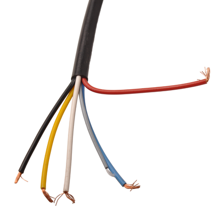 Radex Stecker / Adapter rot mit 2 m Kabel