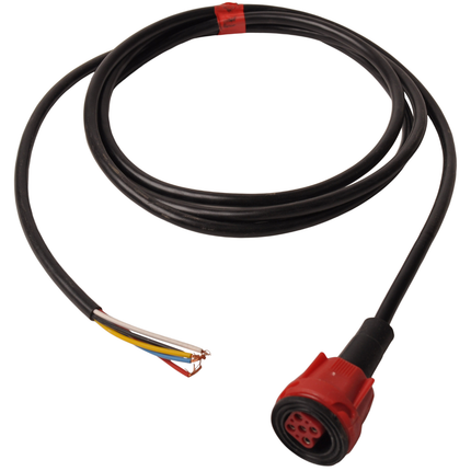 Radex Stecker / Adapter rot mit 2 m Kabel
