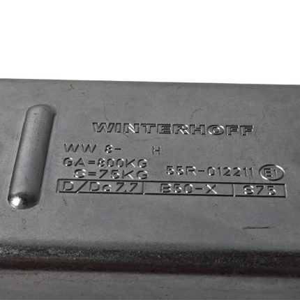 Winterhoff Winterhoff WW8-H - Rohr 70 mm - 800 kg - ungebremste Kugelkupplung