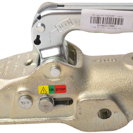 Winterhoff Winterhoff/Albe EM350RC - rund 60 mm - 3500 kg - gebremste Kugelkupplung