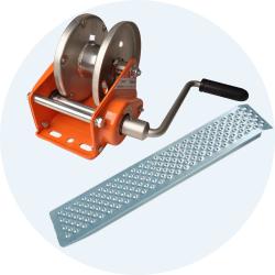 Lieren en oprijplaten