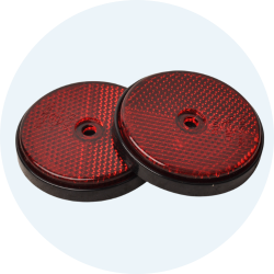 Reflectoren, tape en borden