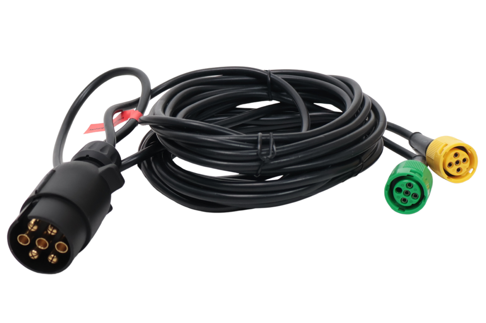 Aspöck Hauptkabel - 4 Meter lang - 7-polig - mit 2x 5-poligem Stecker
