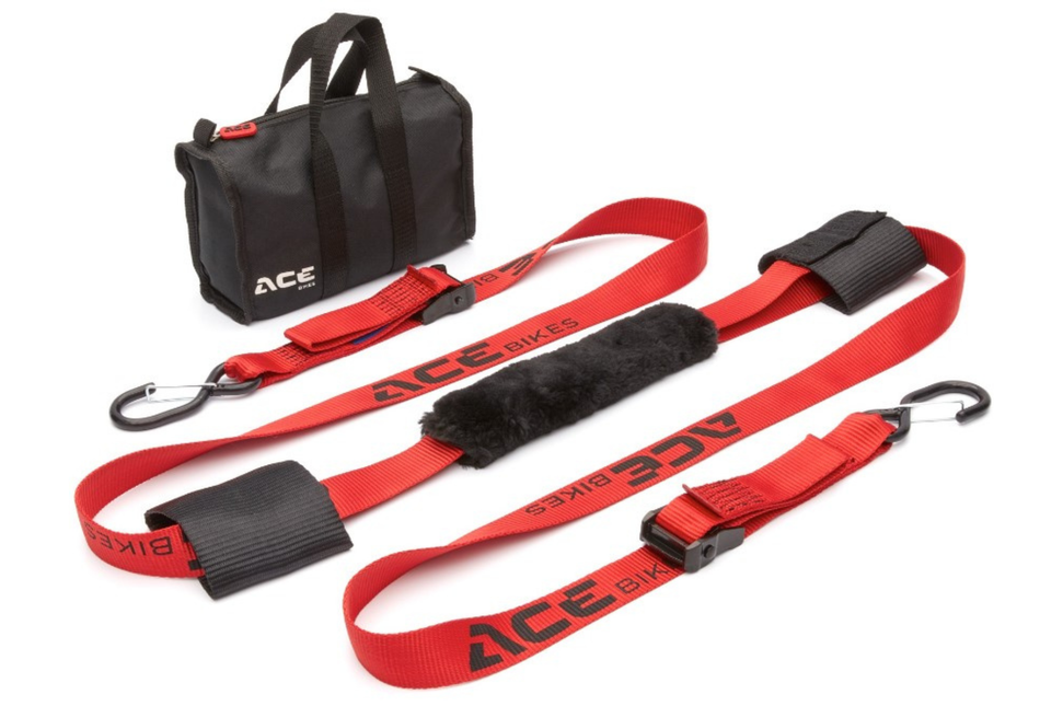 Acebikes Acebikes Buckle-Up - Spanngurt für Motorradlenker - inklusive Tragetasche