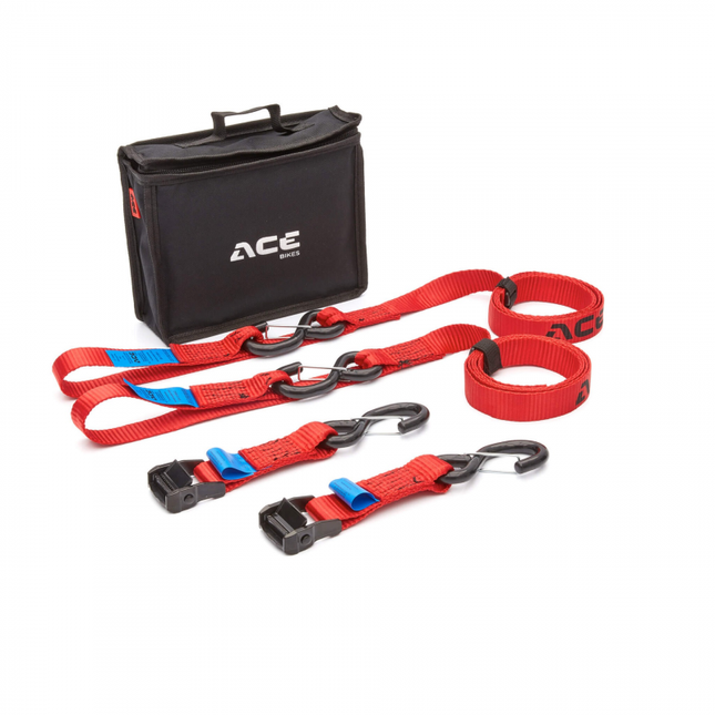 Acebikes Acebikes Cam Buckle Strap Premium - Spanngurte für den Motorradtransport