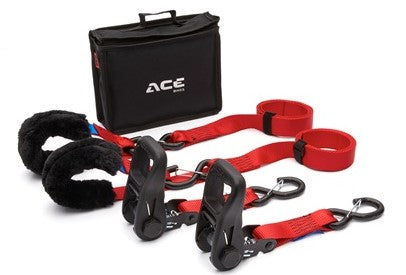 Acebikes Acebikes Spanngurtset Deluxe Duo - 900 daN - 197x3,5 cm - Spanngurte für Motorradlenker