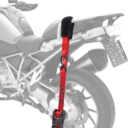 Acebikes Acebikes Spanngurtset Deluxe Duo - 900 daN - 197x3,5 cm - Spanngurte für Motorradlenker