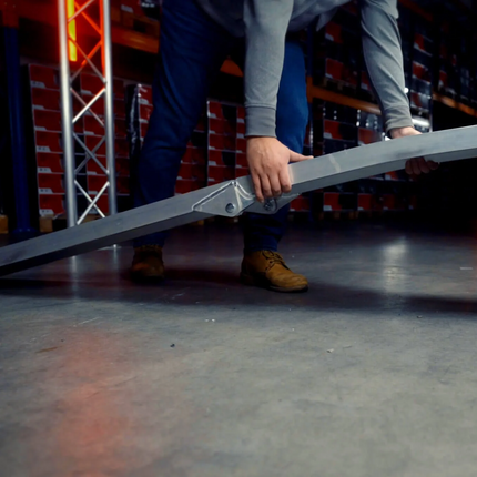 Acebikes Klappbare Rampe 200 kg (220x28 cm)