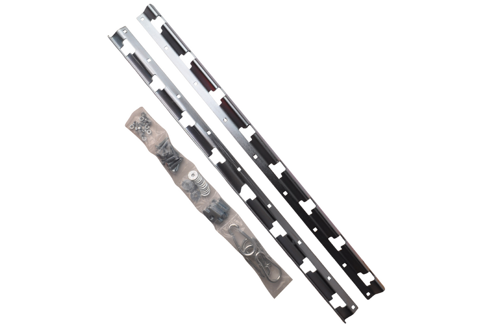 Acebikes Kompletter Satz Befestigungsschienen zur Befestigung in Lieferwagen oder auf Anhängern