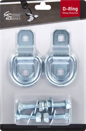 Acebikes Premium D-Ringe von Acebikes - verpackt in Blisterpackungen - inklusive Befestigungsmaterial