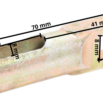 AL-KO Adapter für Bremsseilzugöse - passend für AL-KO und Knott - 70 mm lang