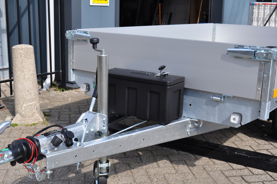 AL-KO AL-KO-Aufbau-Kunststoff Deichselbox - 515x220x280 mm - mit Seitenklappe