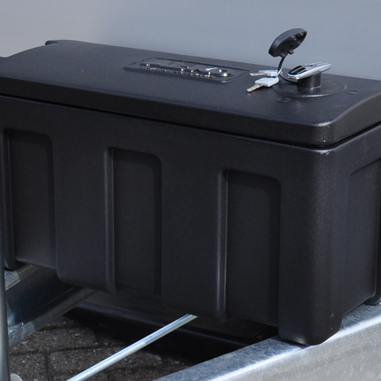 AL-KO AL-KO-Aufbau-Kunststoff Deichselbox - 515x220x280 mm - mit Seitenklappe