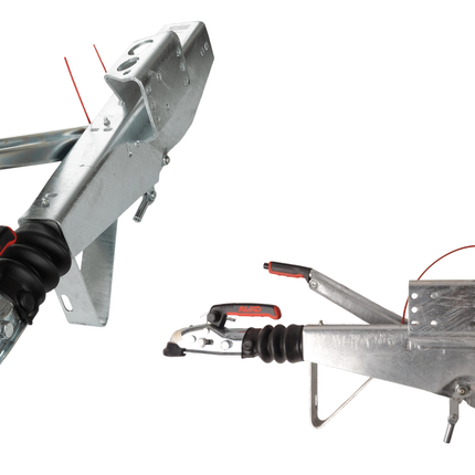AL-KO AL-KO Auflaufbremse - 161S - 505 mm ausgezogene Länge - 41,5 mm Befestigungsflansch