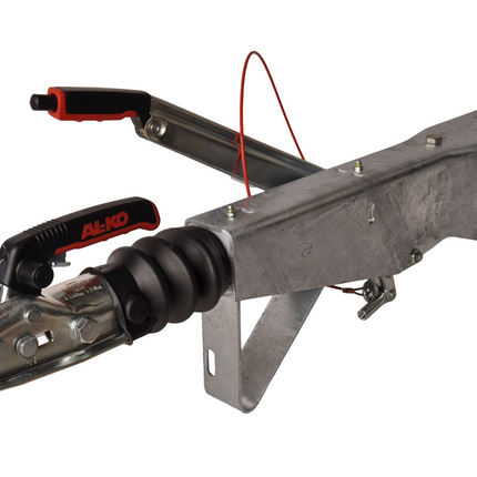 AL-KO AL- KO Auflaufeinrichtung für Anhänger - 161S - maximale Anhängelast: 1600kg - Vierkantrohr anschluss: 100 mm - inkl. Stützrad-Konsole