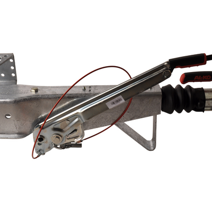 AL-KO AL- KO Auflaufeinrichtung für Anhänger - 161S - maximale Anhängelast: 1600kg - Vierkantrohr anschluss: 100 mm - inkl. Stützrad-Konsole