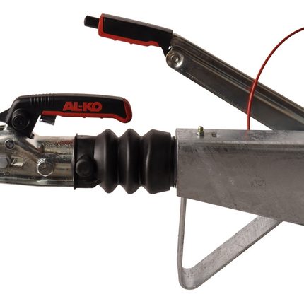 AL-KO AL- KO Auflaufeinrichtung für Anhänger - 161S - maximale Anhängelast: 1600kg - Vierkantrohr anschluss: 100 mm - inkl. Stützrad-Konsole