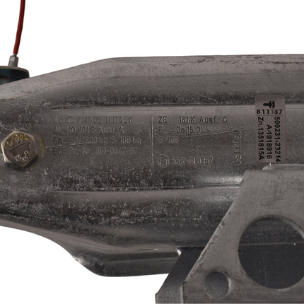 AL-KO AL- KO Auflaufeinrichtung für Anhänger - 161S - maximale Anhängelast: 1600kg - Vierkantrohr anschluss: 100 mm - inkl. Stützrad-Konsole