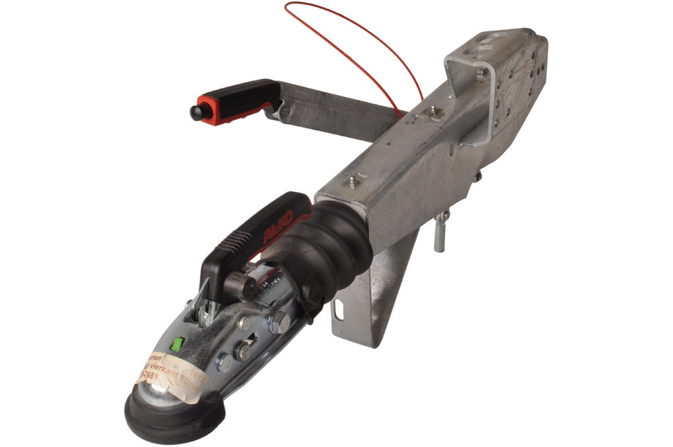 AL-KO AL- KO Auflaufeinrichtung für Anhänger - 161S - maximale Anhängelast:1600kg - Vierkantrohr anschluss: 70 mm - inkl. Stützrad-Konsole