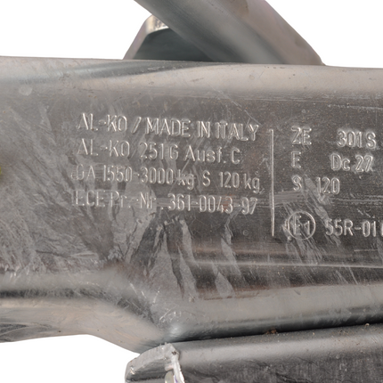 AL-KO AL- KO Auflaufeinrichtung für Anhänger - 251G - maximale Anhängelast: 3000 kg - V-Deichselanschluss - Aufbau