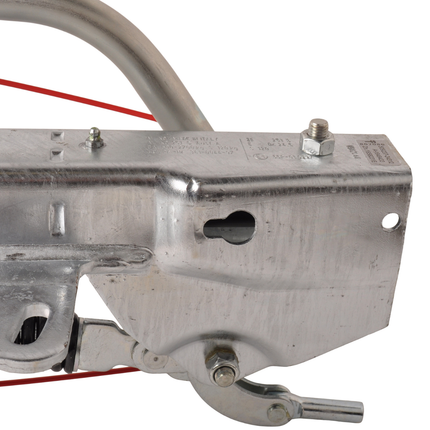 AL-KO AL- KO Auflaufeinrichtung für Anhänger - 251S - maximale Anhängelast: 2700 kg - V-Deichselanschluss - Unter- & aufbau