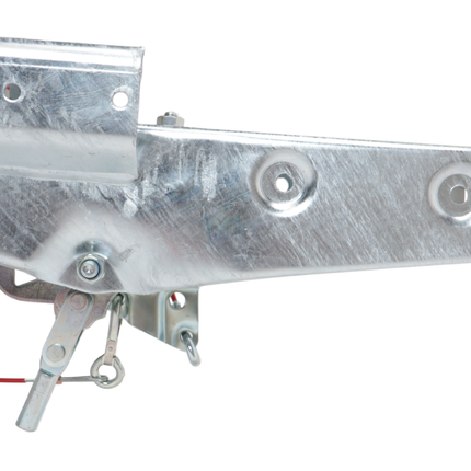 AL-KO AL- KO Auflaufeinrichtung für Anhänger - 60S/2 - maximale Anhängelast: 750kg - Vierkantrohr anschluss: 60mm - inkl. Stützrad-Konsole
