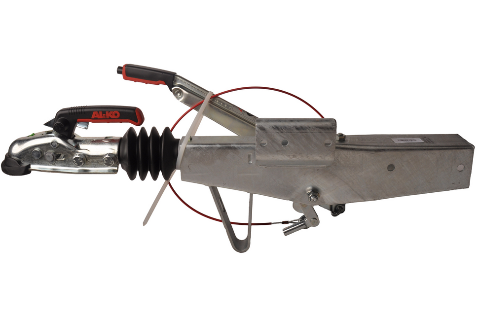 AL-KO AL-KO Auflaufeinrichtung für Anhänger 90S/3 - 1000 kg maximale Anhängelast Auflaufbremse - 70 mm Steckdosenanschluss - inklusive Stützradhalterung