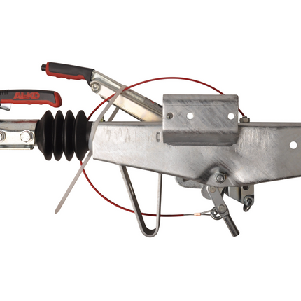 AL-KO AL- KO Auflaufeinrichtung für Anhänger - 90S/3 - maximale Anhängelast: 1000 kg - Vierkantrohr anschluss: 70 mm - inkl. Stützrad-Konsole
