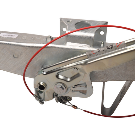 AL-KO AL- KO Auflaufeinrichtung für Anhänger - 90S/3 - maximale Anhängelast: 1000 kg - Vierkantrohr anschluss: 70 mm - inkl. Stützrad-Konsole