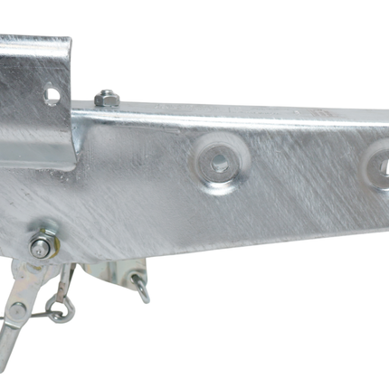 AL-KO AL- KO Auflaufeinrichtung für Anhänger - 90S/3-R4 - maximale Anhängelast: 1000kg - Vierkantrohr anschluss: 60 mm - inkl. Stützrad-Konsole