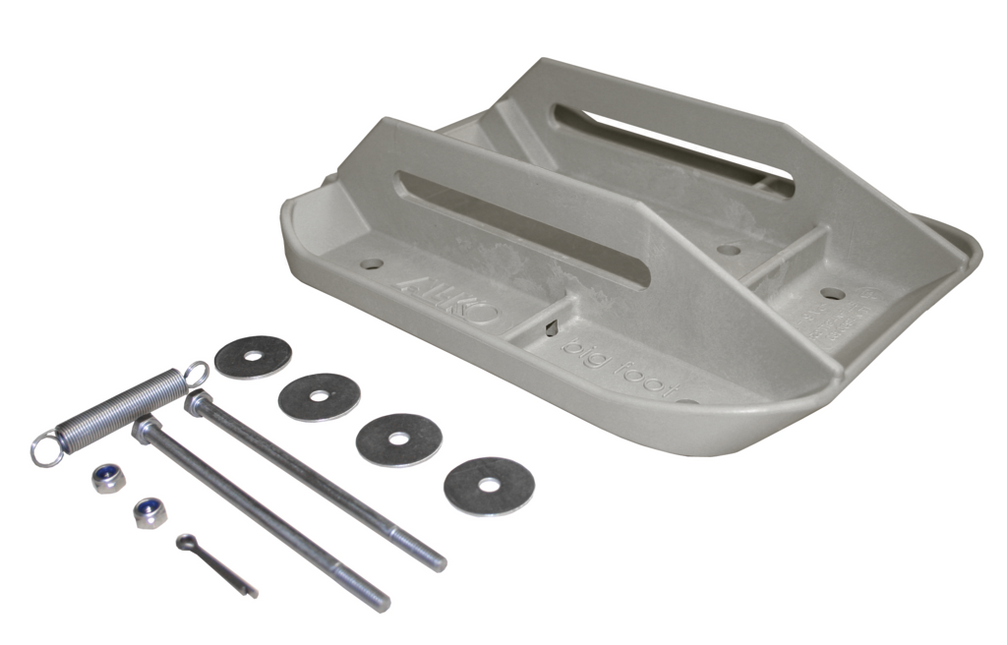 AL-KO AL-KO Big Foot Stützplatten – Set mit 4 Stück - Standfläche: 200x180 mm