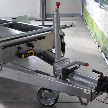 AL-KO AL-KO klappbares Stützrad  - 60 mm - Tragfähigkeit: 500 kg - Schwerlast - extra langes