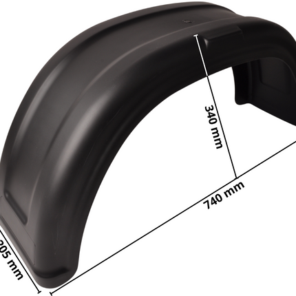 AL-KO AL-KO Kotflügel 13/14 Zoll 740x205x340 mm