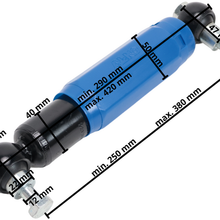 AL-KO AL-KO Octagon Stoßdämpfer blau 1350 kg
