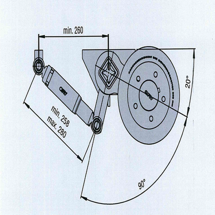 AL-KO AL-KO Octagon Stoßdämpfer rot 1800 kg